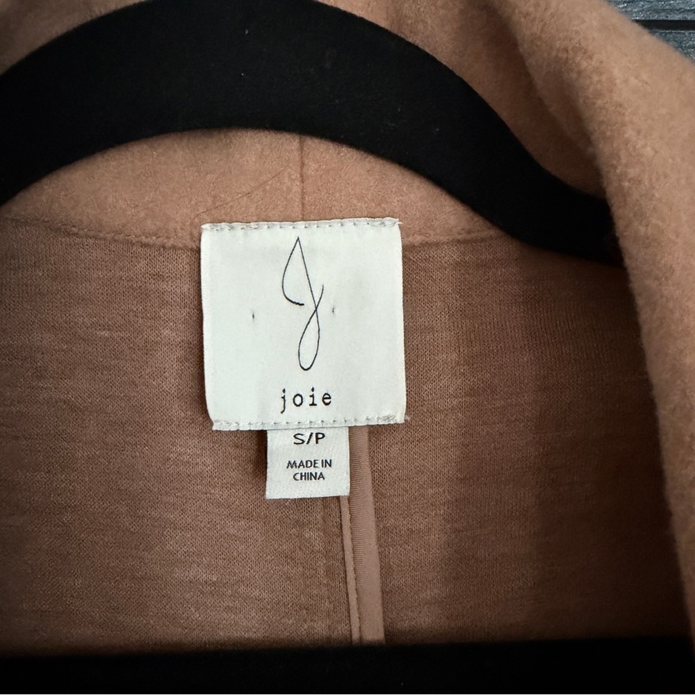 Joie Tan Josie Long Vest Sleeveless Duster Cardigan Jacket Size Small - Picture 4 of 7